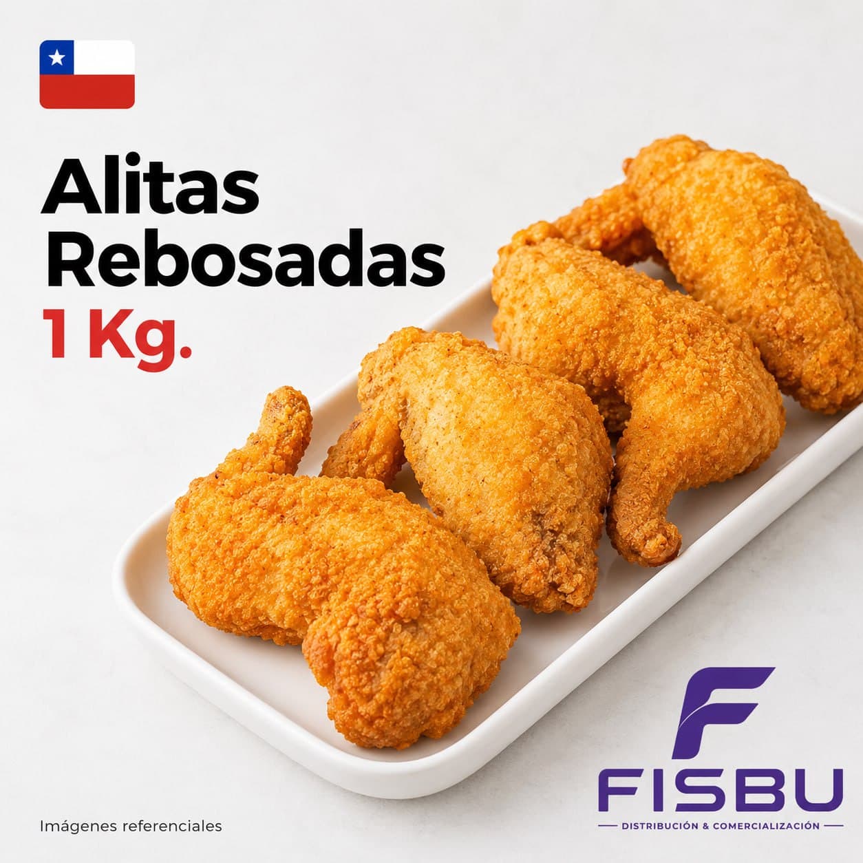 Alitas Rebosadas 1 Kg