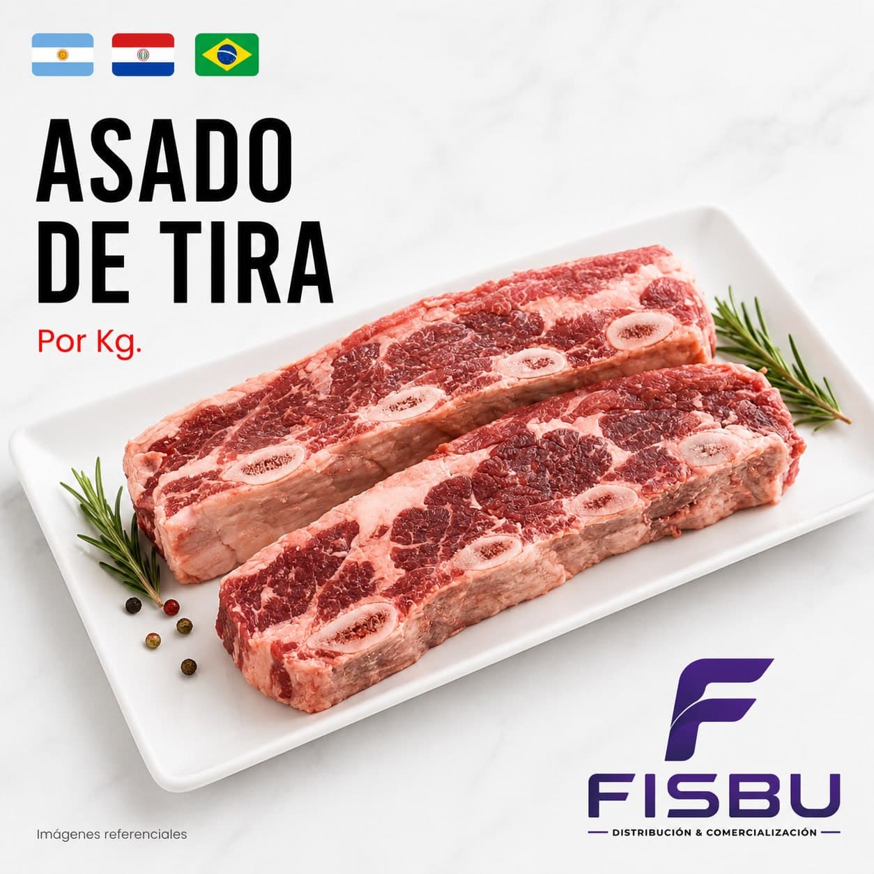 Asado de Tira por Kg