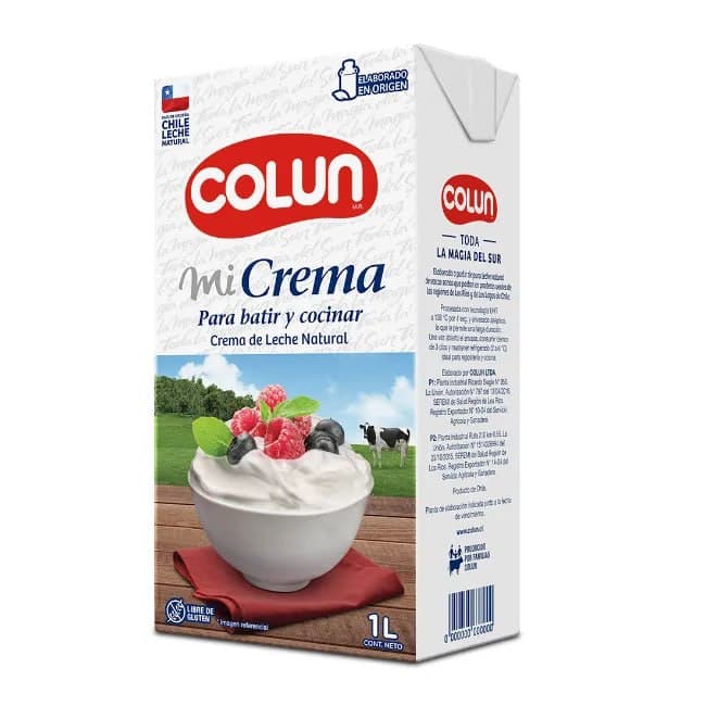 Crema para Batir Colun 1 Lt
