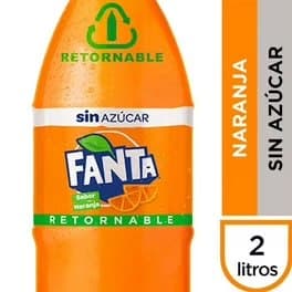 Fanta Zero 2 Lts. Retornable