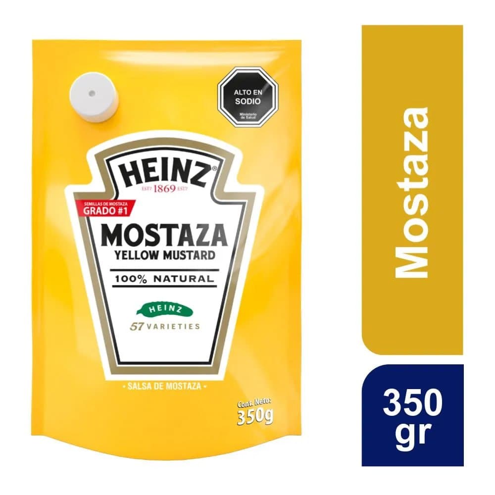 Mostaza Heinz 350gr