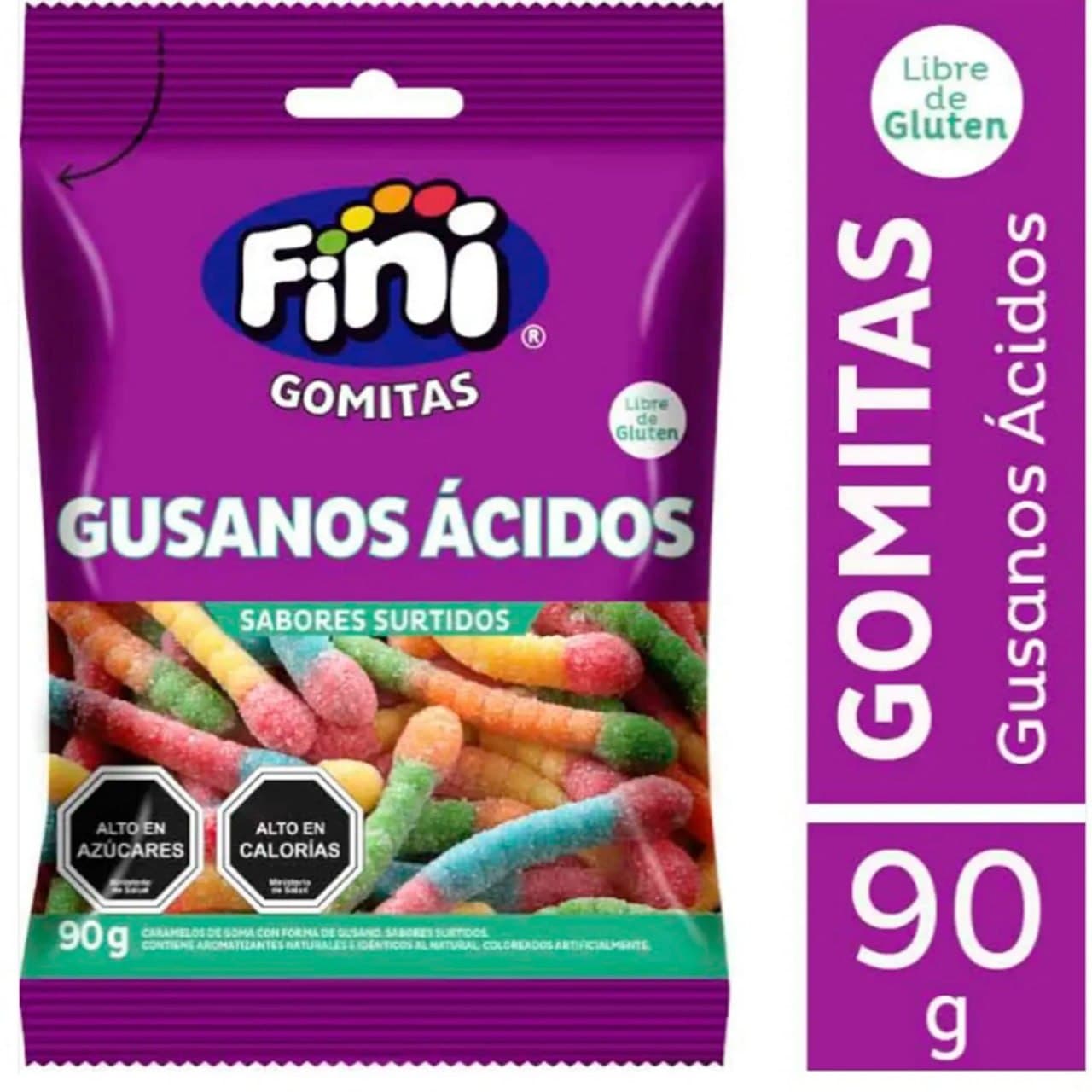 Gomitas Fini Gusanos Acidos