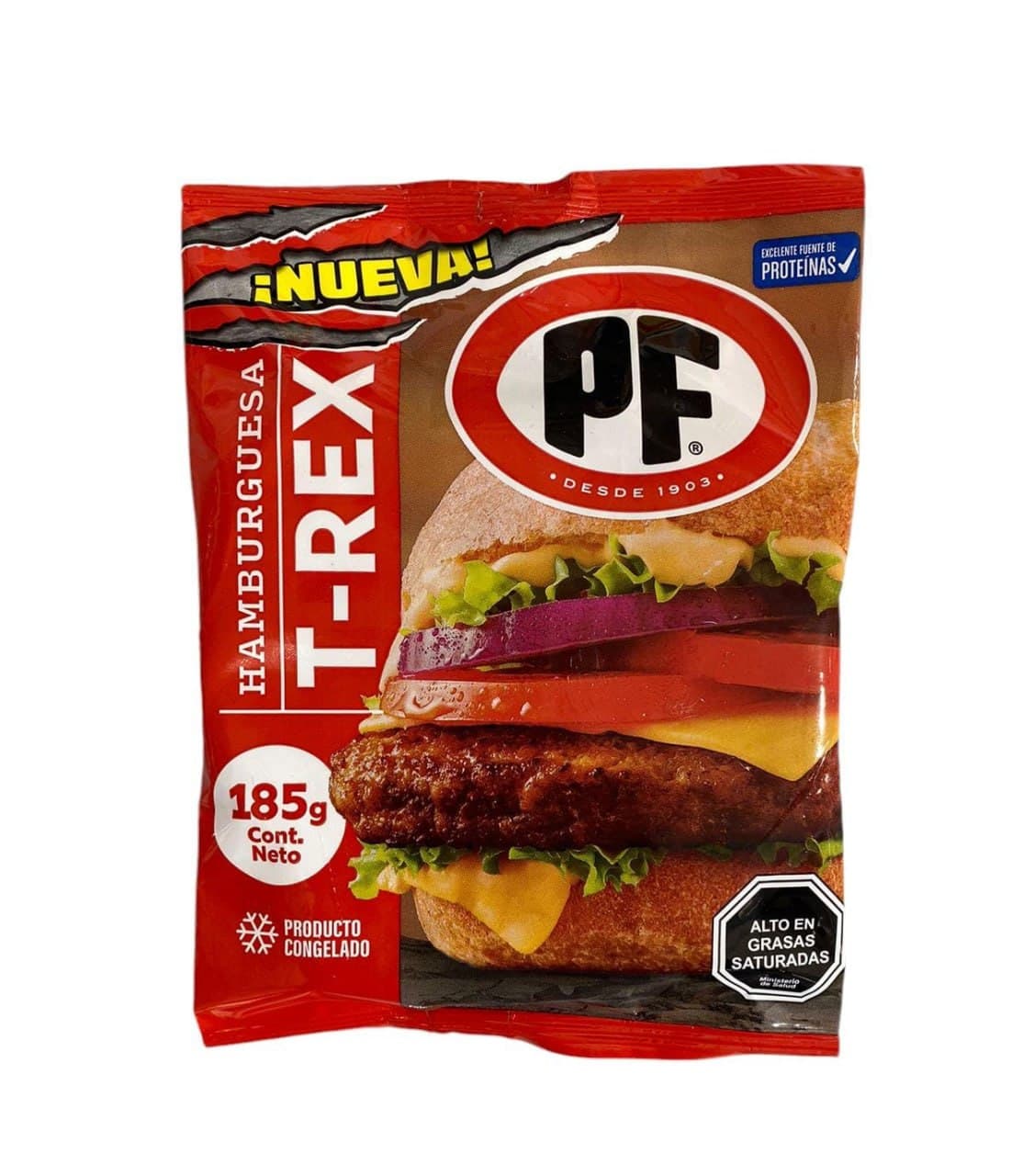 Hamburguesa T-Rex PF 185 Gr
