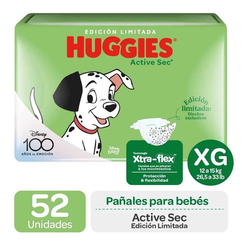 Huggies Extra Flex XG, 52 Unid