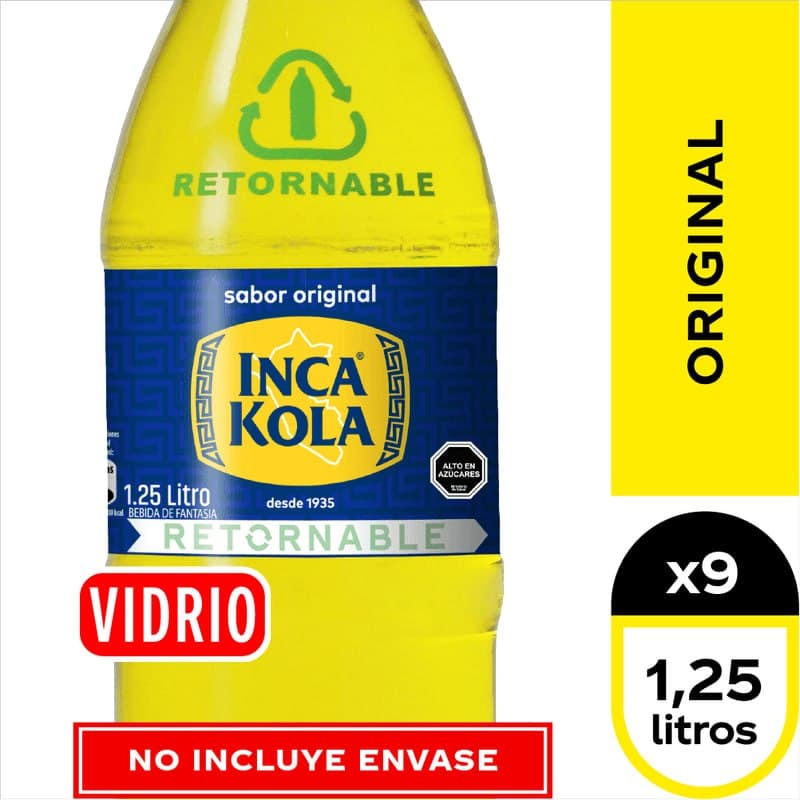Inca Kola 1,25 Lts. Retornable