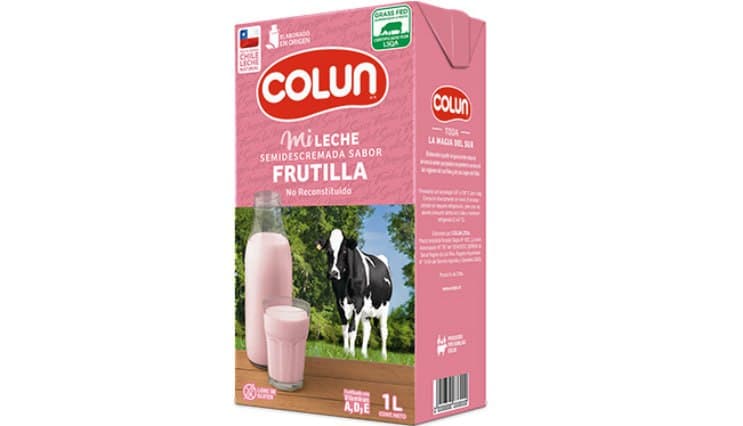 Leche de Frutilla colun 1litro
