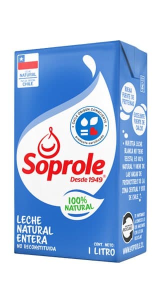 Leche Entera Soprole 1 Lt