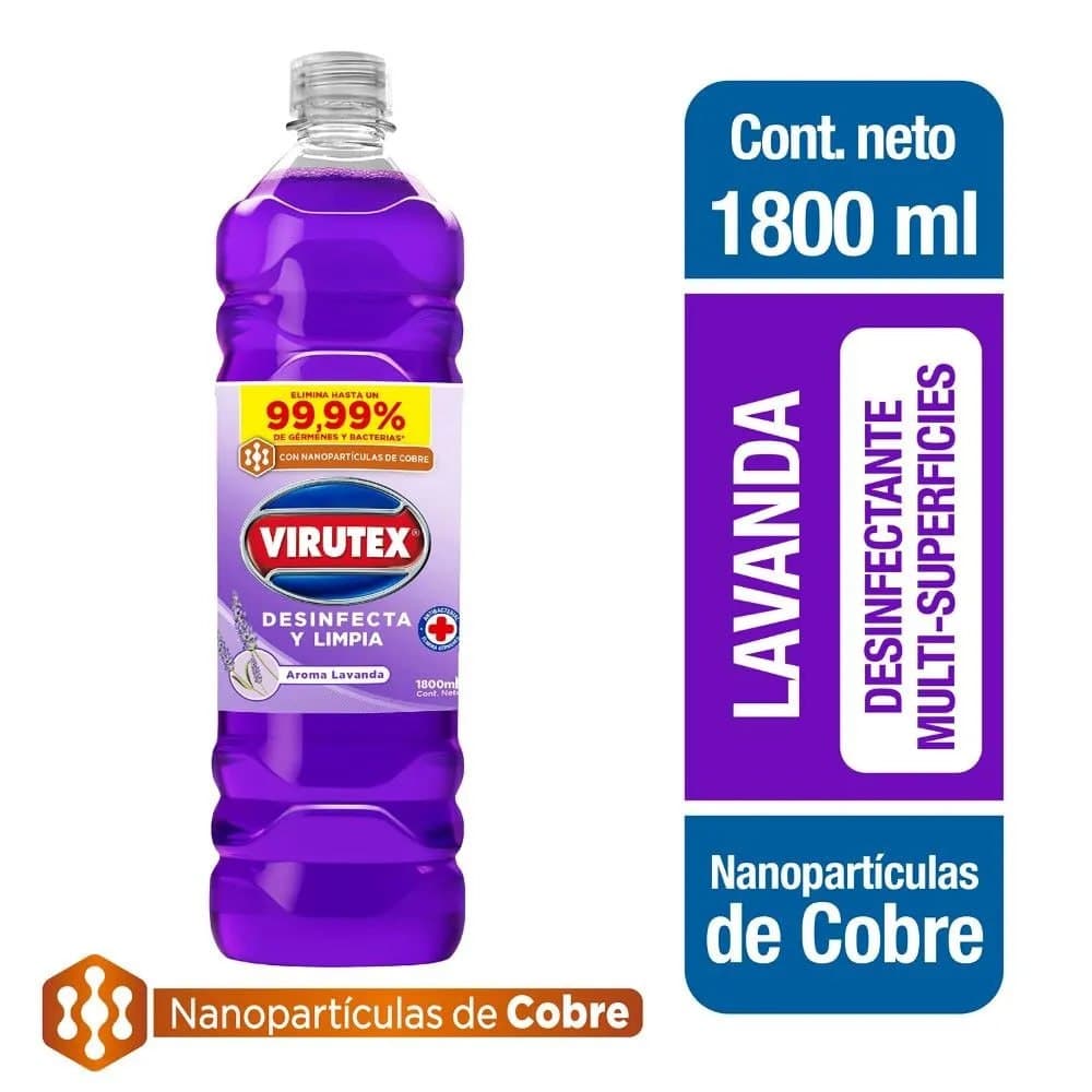 Limpiapiso Virutex 1800ml Lavanda