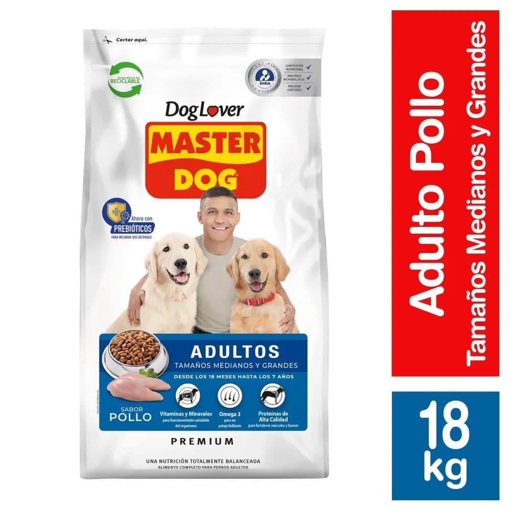 Master dog Pollo adulto 18kg