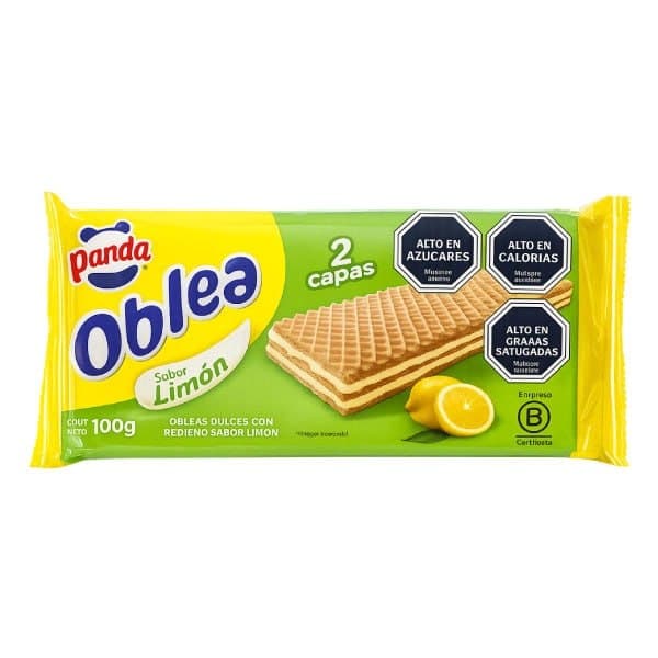OBLEA PANDA LIMON