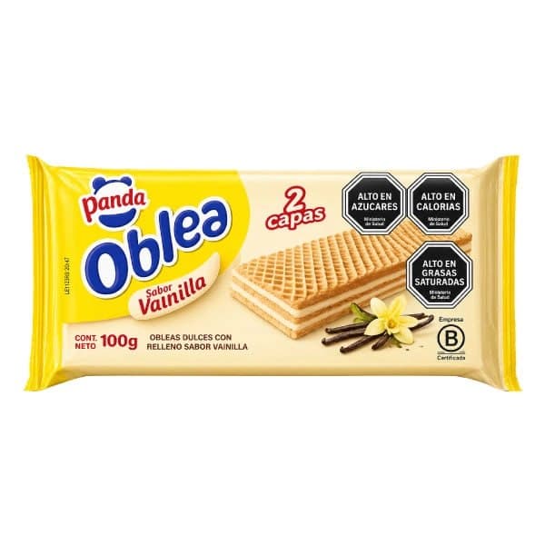 OBLEA PANDA VAINILLA
