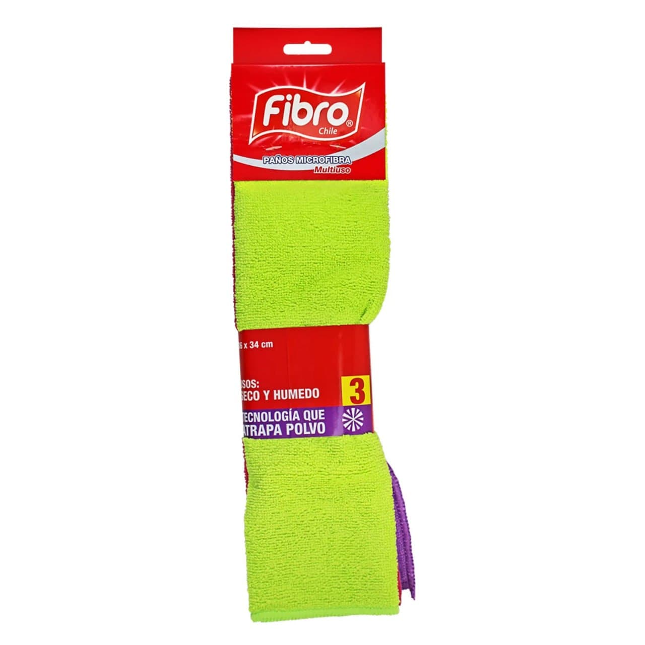 paño multiuso microfibra 3un