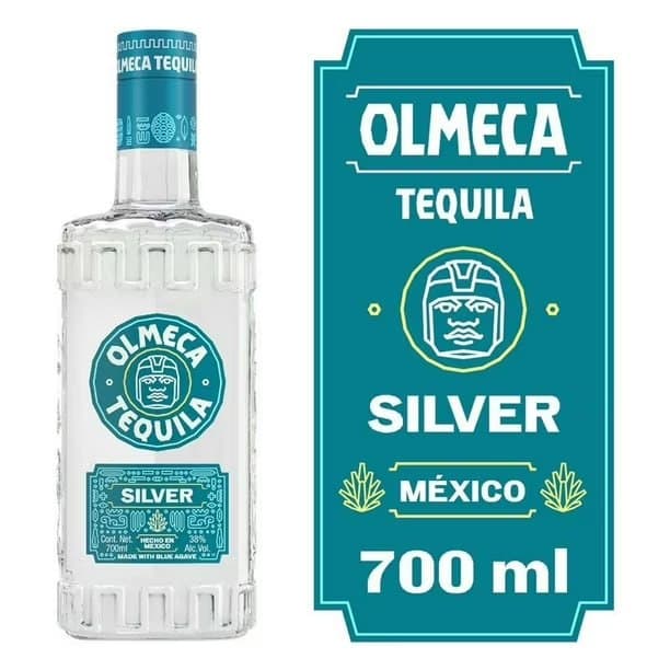 TEQUILA OLMECA SILVER 700 CC 38°