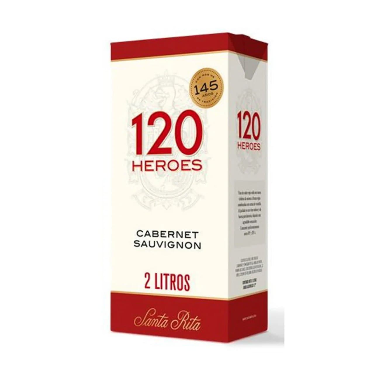 Vino 120 Heroes Tinto Caja 2litro