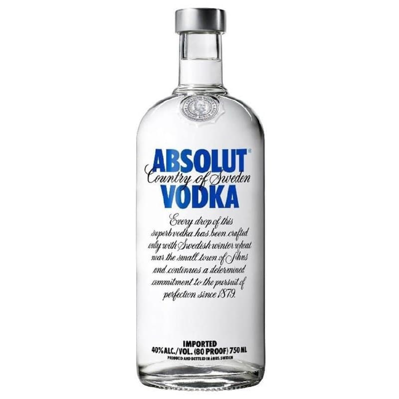 VODKA ABSOLUT BLUE 750 CC. 40°