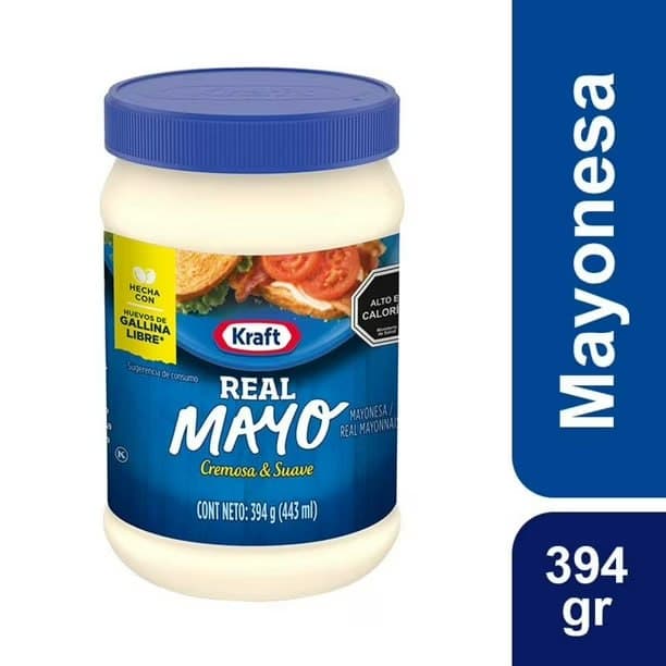 Mayo Kraft Real Mayo 394g