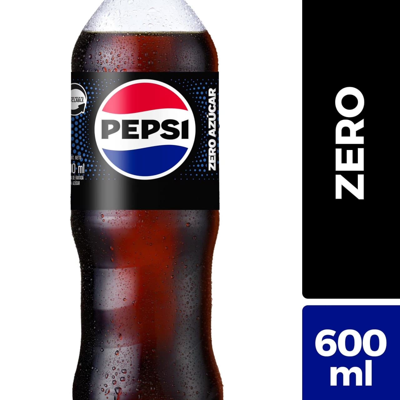 Pepsi Zero Botella 600cc