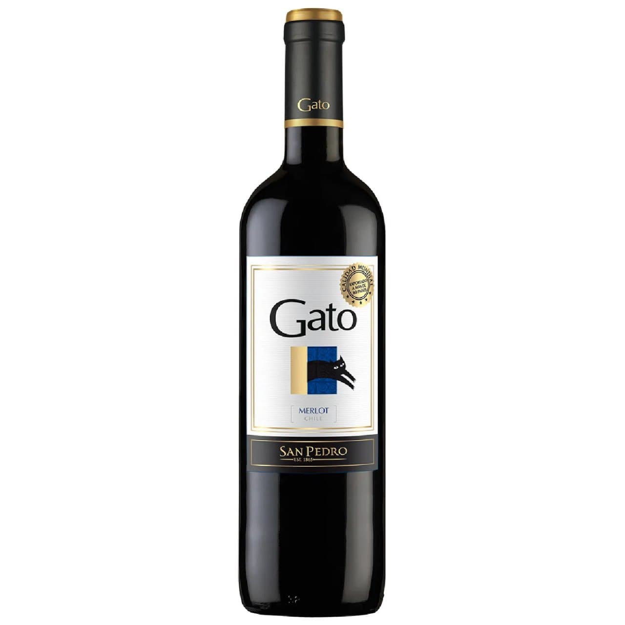 Vino Gato Merlot Botella 700Ml