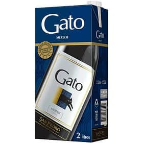 Vino Gato Merlot Caja 1L