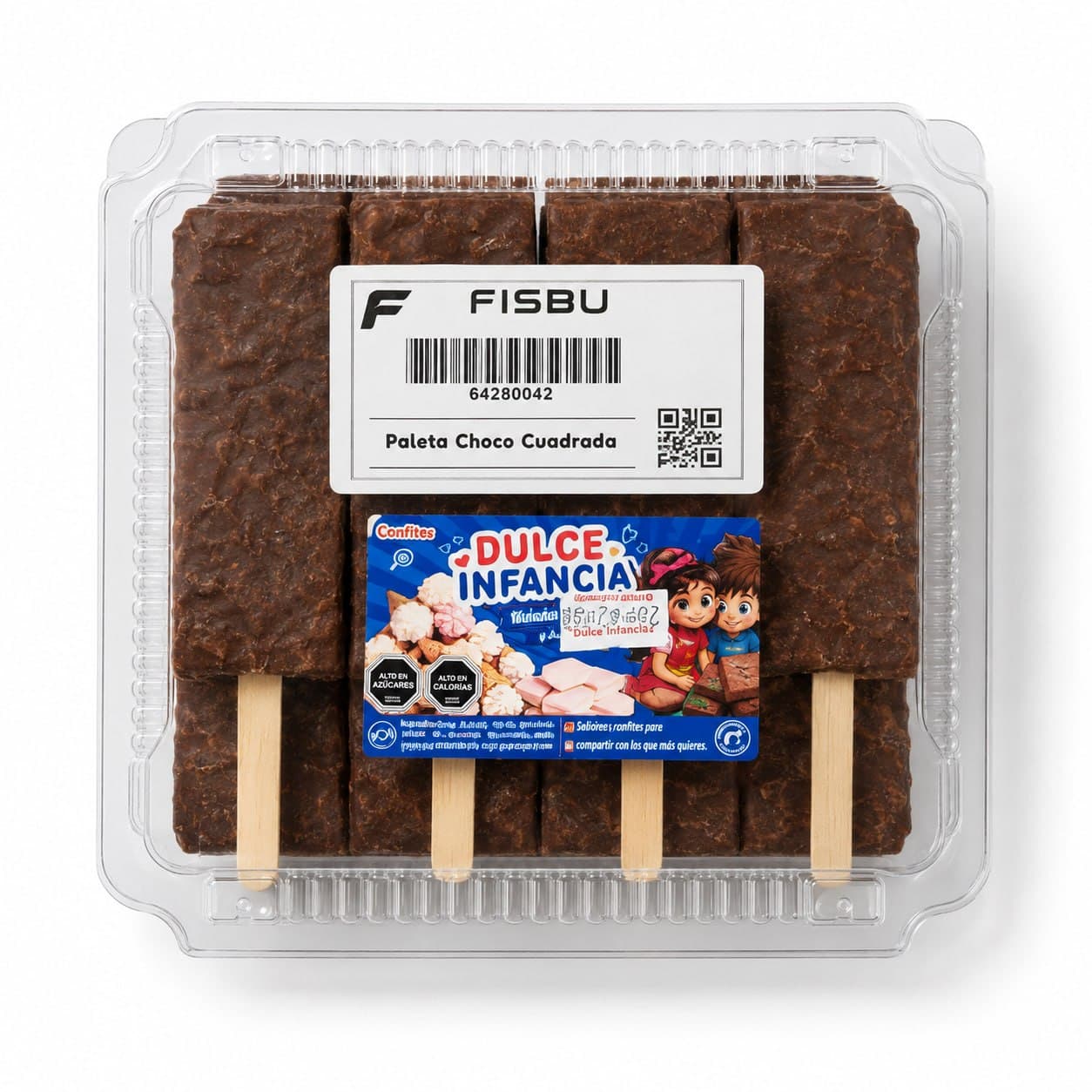 Paleta Choco Cuadrada