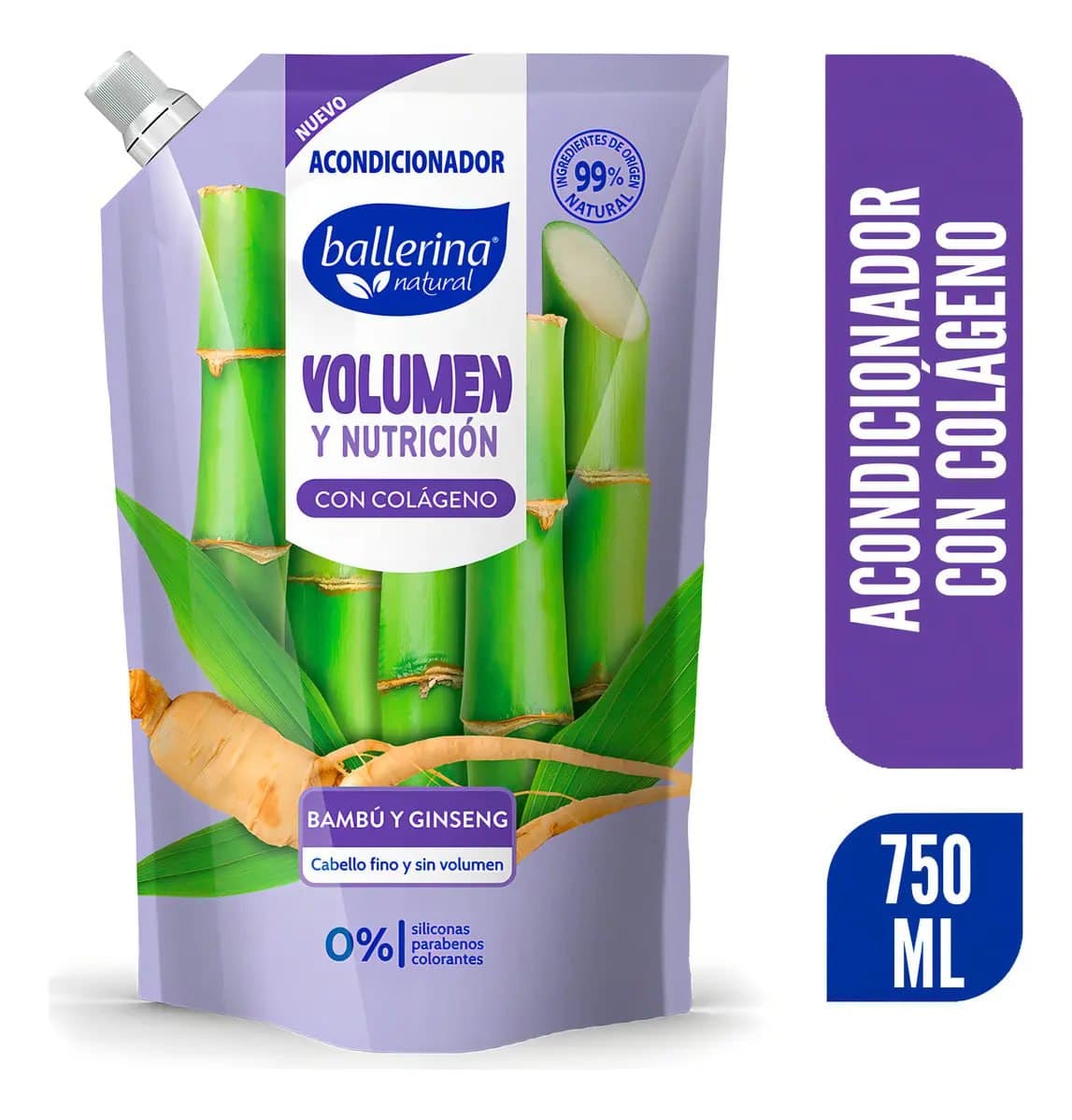 Acondicionador Ballerina Hidratacion Intensa 750ml