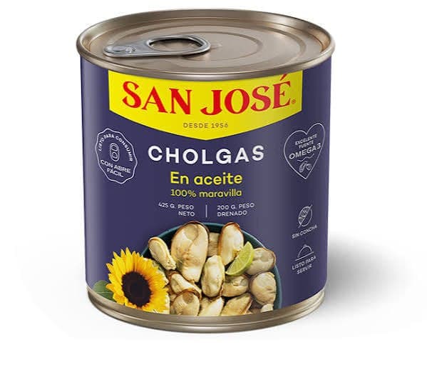 Cholga Entera Aceite San Jose Sop 425Grs
