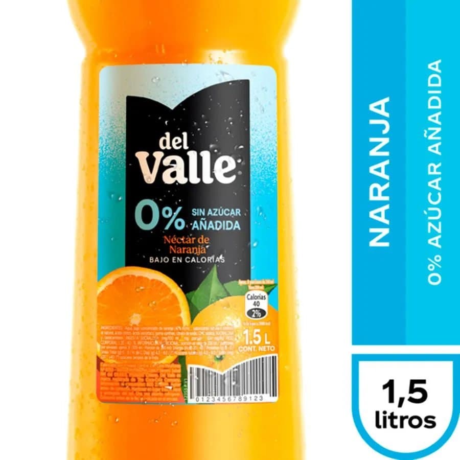 NectarDel Valle Naranja Light 1.75ml