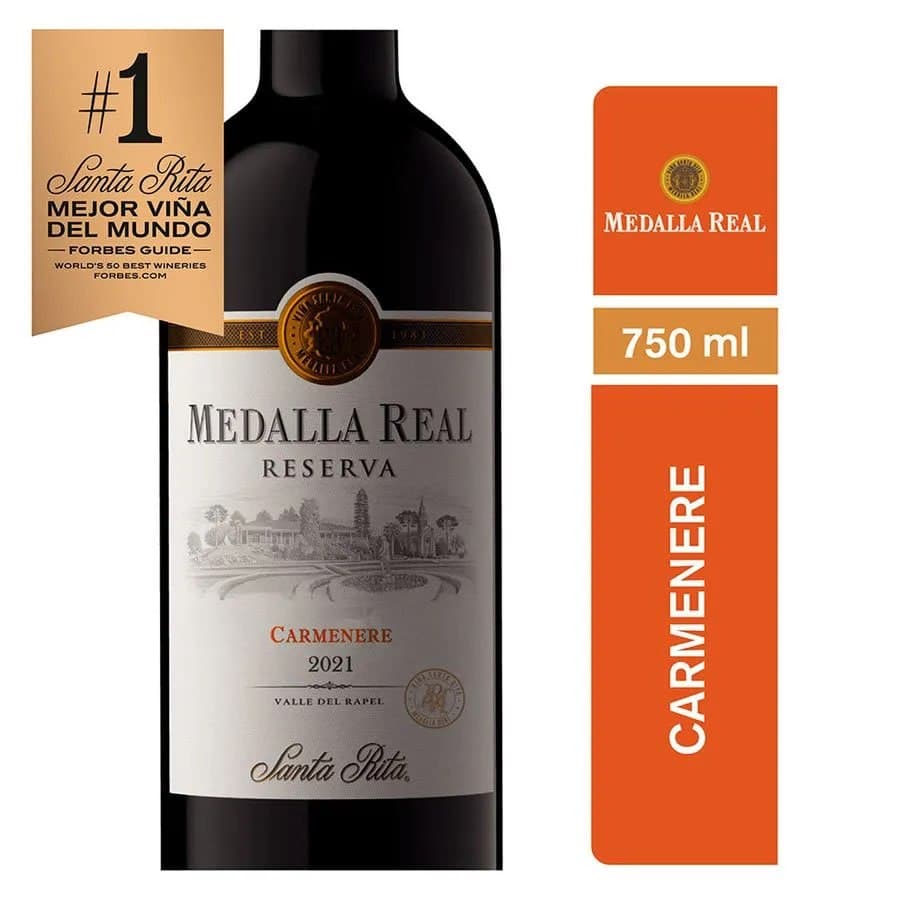 Vino Medalla Real reserva Carmenere