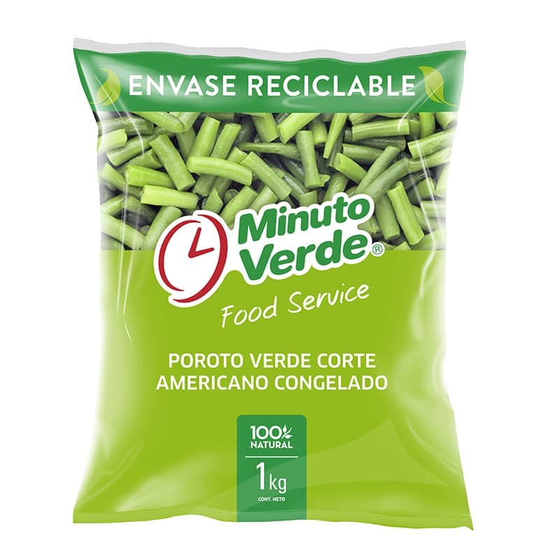 Poroto Verde Corte Americano 1KG Minuto Verde