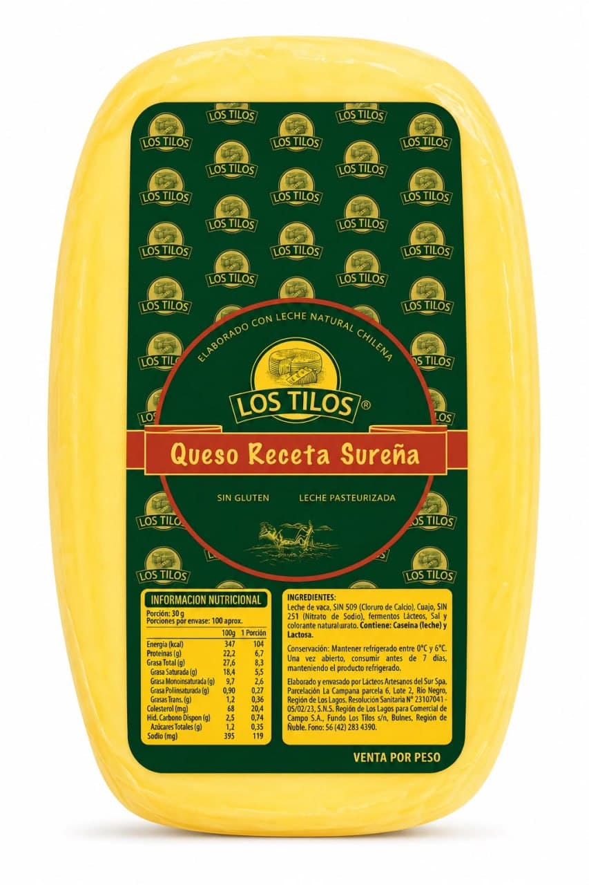 Queso Mantecoso Los Tilos Laminado 1 KG